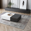 Antheia - Elegant Rectangle Black Color Tv Cabinet With Storage