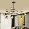 Tithonia - Wide Modern Chandelier