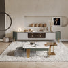 Ziba - Stylish Square Nesting Coffee Table With Storage