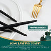 Black & gold cutlery