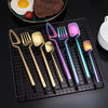 rainbow cutlery