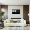 Niigata - White Fabric Sofa