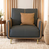 Metilda - Classy Black and Brown Leather Sofa Set