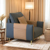 Metilda - Classy Black and Brown Leather Sofa Set