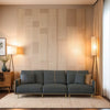 Metilda - Classy Black and Brown Leather Sofa Set