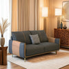 Metilda - Classy Black and Brown Leather Sofa Set