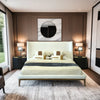 Okinawa - King & Queen Size Wood & Fabric Bed