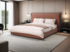 Tokushima - King & Queen Size Wood & Genuine Leather Bed