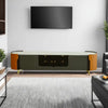 Orenda - Rectangle Round Edged TV Stand with Storage
