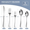 Silver cutlery smooth