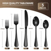 Black cutlery