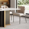 Lagom- Faux Marble Dining Table and Leather Fabric Chairs