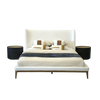 Okinawa - King & Queen Size Wood & Fabric Bed