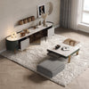 Ziba - Stylish Square Nesting Coffee Table With Storage