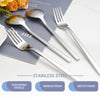 shinning silver cutlery