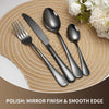 Black elegant cutlery set
