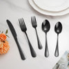 Black cutlery