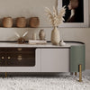 Ziba - Stylish Oval Shape TV Cabinet with Storage