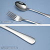 Silver cutlery smooth