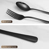 Black cutlery