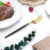 Black & gold cutlery