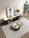 Asteria- Round Wooden Nesting Coffee Table With Storage