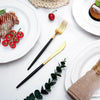 Black & gold cutlery