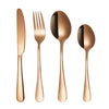 Rose gold cutlery
