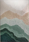 mountain painting blue and peach