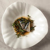 Irregular creative white plate