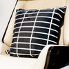 Black & White Plaid Patterned Sofa Pillow