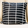 Black & White Plaid Patterned Pillow