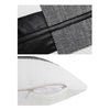 Black and White Side Zipper Sofa Pillow