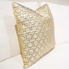 Square and Circle Patterned Pillow Cover