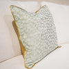 Pale Green Leaf Colored Cushion Pillow