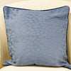Navy Blue Leaf Pillow Cover