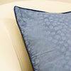 Royal Blue Plant Leaf Cushion