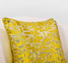Cozy Gold Color Patterned Sofa Pillow