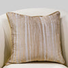 Gold And White Striped Sofa Pillow