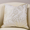 Maple Wood Themed White Pillow Cover
