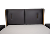 Ukiyo- Luxury King/Queen Size Wood-Leather Bed With Table