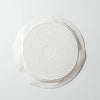 white flat plate ceramic