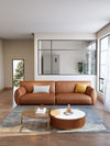 Edith - Cozy Leather Sofa Couch
