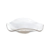 Golden Curved Glass Decorative Bowl