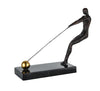 Bold Athlete Hammer: Dynamic Thrower Figurine