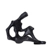 Sleek Silhouette Minimalist Black Figure Artwork Sculpture