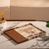 Sumptuous Leather Elegance Serving Tray