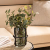 Streamlined Noir Glass Vase