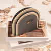 Black And Cream Arched Table Clock