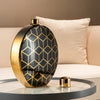 Sleek Oval Porcelain Display Jar